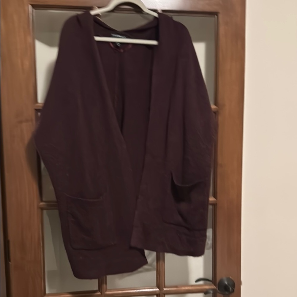 Lane Bryant Purple Cardigan Sweater